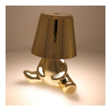 Stalinis šviestuvas prie lovos GOLD MAN Art Deco stiliaus sėdynė (7 versija) MLTL