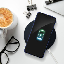 Xiaomi Redmi Note 15 PRO PLUS 5G dėklas, minkštas, tamsiai mėlynas Xiaomi Redmi Note 15 PRO PLUS 5G dėklas, minkštas, tamsiai mėlynas