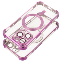 Case for iPhone 17 PRO Antishock Electro compatible with MagSafe purple