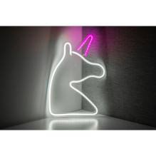 NEON NA ŚCIANĘ LED ir USB – Jednorożec 2 modelis