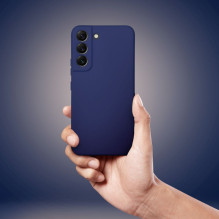 Samsung A27 5G dėklas, minkštas, tamsiai mėlynas