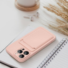 Case for iPhone 15 PRO Card Case pink
