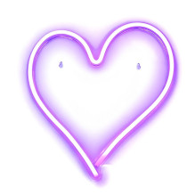 Neoninis LED USB - ŠIRDIES...