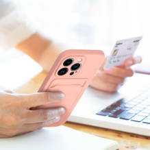 Case for iPhone 15 PRO MAX Card Case pink Case for iPhone 15 PRO MAX Card Case pink