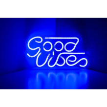 NEON NA ŚCIANĘ LED ir USB – Good Vibes 2 modelis