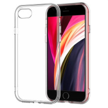 iPhone 7 / 8 / SE 2020 / SE 2022 dėklas, skaidrus, 2 mm dėžutė, permatoma iPhone 7 / 8 / SE 2020 / SE 2022 dėklas, skaidrus, 2 mm dėžutė, permatoma