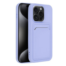 „iPhone 15 PRO“ kortelių dėklas, violetinis „iPhone 15 PRO“ kortelių dėklas, violetinis