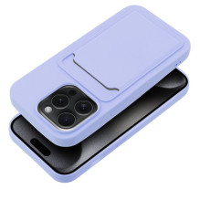 „iPhone 15 PRO“ kortelių dėklas, violetinis „iPhone 15 PRO“ kortelių dėklas, violetinis