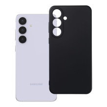 Samsung S25 FE silikoninis dėklas, juodas