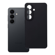 Samsung S26 silikoninis dėklas, juodas