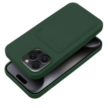 Case for iPhone 15 PRO MAX Card Case zielony
