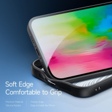 DUX DUCIS AIMO MAG dėklas, suderinamas su „MagSafe“, skirtas IPHONE 16 Plus, juodas DUX DUCIS AIMO MAG dėklas, suderinamas su „MagSafe“, skirtas IPHONE 16 Plus, juodas