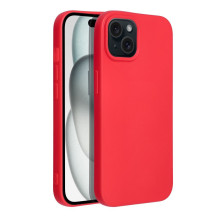 iPhone 15 dėklas, minkštas, raudonas iPhone 15 dėklas, minkštas, raudonas