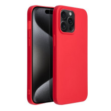 iPhone 15 PRO MAX dėklas, minkštas, raudonas iPhone 15 PRO MAX dėklas, minkštas, raudonas