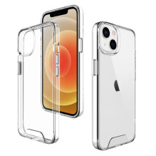 iPhone 13 dėklas, skaidrus, 2 mm dėžutė, permatomas