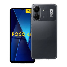 „Xiaomi Poco C65“ skaidrus 2 mm dėklas (apsauginė kamera), skaidrus