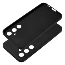 „Samsung S24“ dėklas, minkštas, juodas