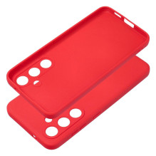 „Samsung S24“ dėklas, minkštas, raudonas „Samsung S24“ dėklas, minkštas, raudonas