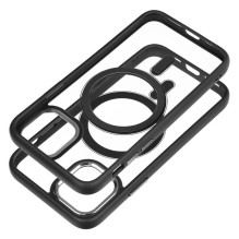 „iPhone 11 PRO“ „Color Edge Mag Cover“ dėklas, suderinamas su „MagSafe“, juodas