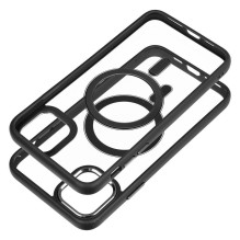 „iPhone 11 PRO MAX“ dėklas, „Color Edge Mag Cover“, suderinamas su „MagSafe“, juodas „iPhone 11 PRO MAX“ dėklas, „Color Edge Mag Cover“, suderinamas su „MagSafe“, juodas
