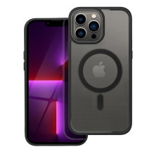 „iPhone 13 PRO MAX“ dėklas, „Color Edge Mag Cover“, suderinamas su „MagSafe“, juodas