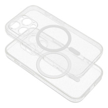 Case for iPhone 15 PRO MAX Clear Mag Cover (STR / CAMERA PROTECTION) compatible with MagSafe transparent glitter Case for iPhone 15 PRO MAX Clear Mag Cover (STR / CAMERA PROTECTION) compatible with MagSafe transparent glitter