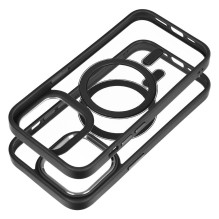 „iPhone 14 PRO“ „Color Edge Mag Cover“ dėklas, suderinamas su „MagSafe“, juodas