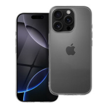 iPhone 16 PRO dėklas, skaidrus, 2 mm dėžutė, permatomas
