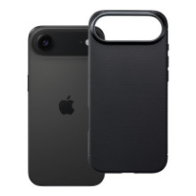 „iPhone 17 AIR“ anglies pluošto dėklas, juodos spalvos, aukščiausios kokybės „iPhone 17 AIR“ anglies pluošto dėklas, juodos spalvos, aukščiausios kokybės