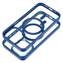 Case for iPhone 13 PRO Color Edge Mag Cover compatible with MagSafe blue