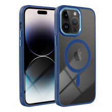 „iPhone 13 PRO MAX“ dėklas, „Color Edge Mag Cover“, suderinamas su „MagSafe“, mėlynas
