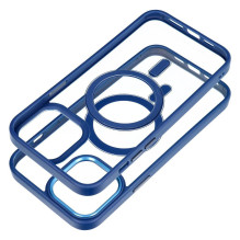 „iPhone 13 PRO MAX“ dėklas, „Color Edge Mag Cover“, suderinamas su „MagSafe“, mėlynas
