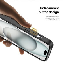 DUX DUCIS RAFI II MAG dėklas su stovu, suderinamas su „MagSafe“, skirtas IPHONE 15 Plus, juodas DUX DUCIS RAFI II MAG dėklas su stovu, suderinamas su „MagSafe“, skirtas IPHONE 15 Plus, juodas