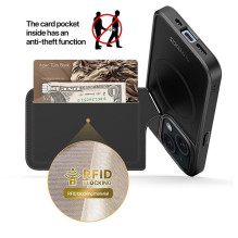 DUX DUCIS case RAFI II MAG with stand compatible with MagSafe for IPHONE 15 Plus black DUX DUCIS case RAFI II MAG with stand compatible with MagSafe for IPHONE 15 Plus black
