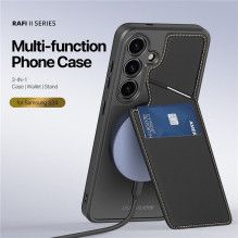 DUX DUCIS case RAFI II MAG with stand compatible with MagSafe for SAMSUNG S24 Plus black DUX DUCIS case RAFI II MAG with stand compatible with MagSafe for SAMSUNG S24 Plus black