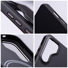 Case for Samsung S25 Carbon Elite Mag Cover compatible with MagSafe black Case for Samsung S25 Carbon Elite Mag Cover compatible with MagSafe black