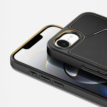 DUX DUCIS case RAFI II MAG with stand compatible with MagSafe for IPHONE 16e black DUX DUCIS case RAFI II MAG with stand compatible with MagSafe for IPHONE 16e black