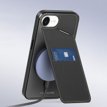 DUX DUCIS RAFI II MAG dėklas su stovu, suderinamas su „MagSafe“, skirtas IPHONE 16e, juodas DUX DUCIS RAFI II MAG dėklas su stovu, suderinamas su „MagSafe“, skirtas IPHONE 16e, juodas