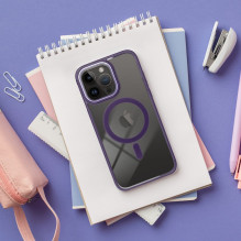 Case for iPhone 13 PRO Color Edge Mag Cover compatible with MagSafe purple
