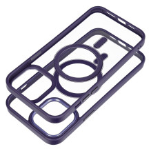 „iPhone 13 PRO MAX“ dėklas „Color Edge Mag Cover“, suderinamas su „MagSafe“, violetinis