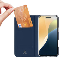 DUX DUCIS wallet case SKIN PRO for IPHONE 16 Plus blue DUX DUCIS wallet case SKIN PRO for IPHONE 16 Plus blue