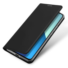 DUX DUCIS SKIN PRO piniginės dėklas, skirtas REDMI NOTE 13 4G, juodas DUX DUCIS SKIN PRO piniginės dėklas, skirtas REDMI NOTE 13 4G, juodas
