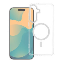 Case for Samsung S26 ULTRA Frame Clear Hybrid Mag Cover compatible with MagSafe transparent