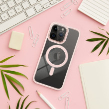 Case for iPhone 13 Color Edge Mag Cover compatible with MagSafe pink Case for iPhone 13 Color Edge Mag Cover compatible with MagSafe pink