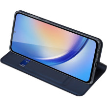 DUX DUCIS SKIN PRO piniginės dėklas, skirtas SAMSUNG A35, mėlynas DUX DUCIS SKIN PRO piniginės dėklas, skirtas SAMSUNG A35, mėlynas