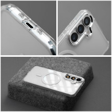 Case for Xiaomi Redmi 15 Frame Clear Hybrid Mag Cover compatible with MagSafe transparent Case for Xiaomi Redmi 15 Frame Clear Hybrid Mag Cover compatible with MagSafe transparent