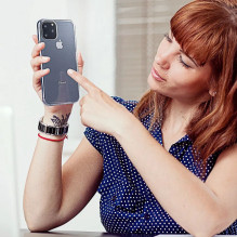 Realme A5 PRO galinis dėklas itin plonas 0,5 mm skaidrus