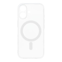 „iPhone 17“ dėklas, skaidrus, 2 mm „Mag“ dangtelis, suderinamas su „MagSafe“ (fotoaparato apsauga), permatomas