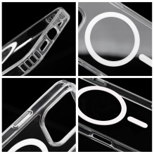 Dėklas, skirtas „Samsung S25 Drop Glue“ spalvotam žiediniam „MagSafe“ dėklui, baltas Dėklas, skirtas „Samsung S25 Drop Glue“ spalvotam žiediniam „MagSafe“ dėklui, baltas