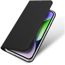 DUX DUCIS piniginės dėklas SKIN PRO, skirtas IPHONE 15 Plus, juodas DUX DUCIS piniginės dėklas SKIN PRO, skirtas IPHONE 15 Plus, juodas